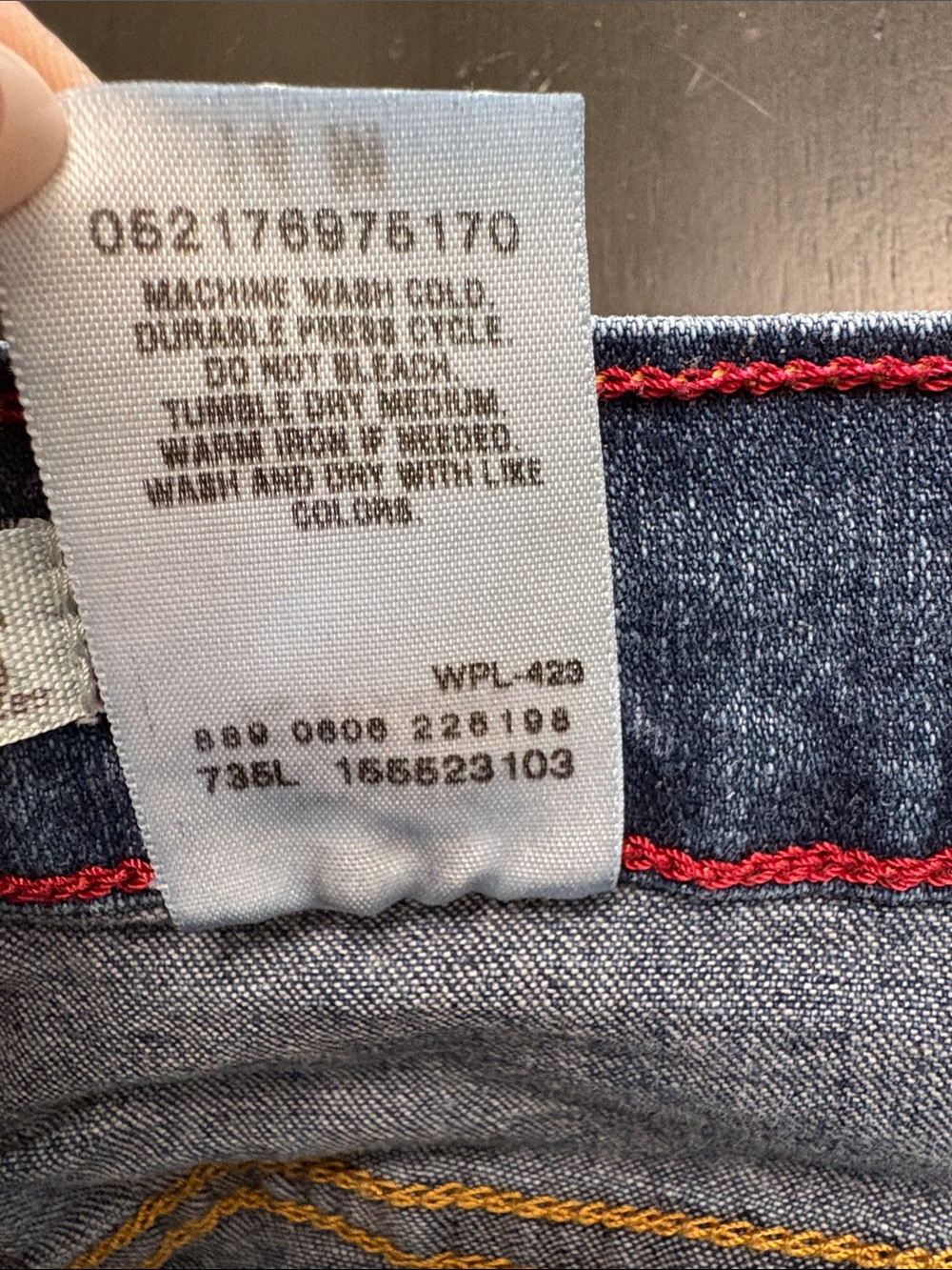 Levi's 550 Relaxed Fit Bootcut Jeans Size 14 M - Picture 5 of 8